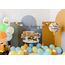DIY Girlande Happy Birthday Fahrzeuge – Baustelle Party Deko Kindergeburtstag Junge, Laster Kran Betonmischer, Partykette 2 m, Made in EU