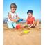 Hape Grundausstattung Strandspielzeug - Robustes Eimer- und Förmchen-Set für Strand und Sandkasten, Outdoor Sandspielzeug für Kleinkinder, Sandspielset für Kinder ab 18 Monaten