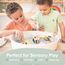 Inspire My Play - Tuff Tablett mit Deckel - Unordentliches Spieltablett für Kleinkinder - Kinder sensorische Spielschalen - Entwicklungssensorisches Spielzeug für behinderte Kinder