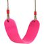 Braoses Elastischer Kinderschaukel Farbe Eva weichen Bord U-Schaukel Brettschaukel Schaukelsitz Schaukelbrett belastbar bis ca. 150Kg Schaukel für Kinder Garten Outdoor (Rosa)