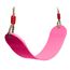 EXTSUD Schaukel Outdoor, Elastischer Kinderschaukel Eva weichen Bord U-Schaukel Brettschaukel Schaukelsitz Schaukelbrett Garten Spielzeug Kinder, Rosa
