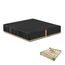 VANSHEIM Sandkastenabdeckung Wasserdicht Sandkasten Abdeckung Sandkasten Hülle Sandabdeckung Poolabdeckung mit Kordelzug und Elastikband Winddicht Anti UV 420D Oxford Gewebe 125x125x20cm