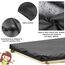 PERFETSELL Sandkastenabdeckungen 120cm*120cm Wasserdicht Sandkasten Abdeckung Oxford-Stoff Schwarz Sandkästen Abdeckplane mit Kordelzug für Sandkästen