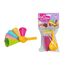 Simba Sandformen EIS – 6‑teiliges Sandspielzeug‑Set mit 5 Waffelformen & Portionierer, EIS‑Sandformen für Kinder, bunter Kunststoff, ca. 15 cm, ab 2 Jahren