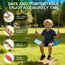 EXTSUD Schaukel Outdoor, Elastischer Kinderschaukel Eva weichen Bord U-Schaukel Brettschaukel Schaukelsitz Schaukelbrett Garten Spielzeug Kinder, Blau