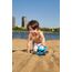 Hape Dünen-Buggy, blau - Sandspielzeug für Draußen, Robustes Outdoor Sandspielzeug, Strandauto zum Schieben, Sandkasten Fahrzeug für Sommer & Garten, Strandspielzeug für Kinder ab 12 Monaten