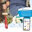 Trapez Schaukel Garten | Kinderschaukel Outdoor Indoor | Höhenverstellbar & rutschfest | Schaukelsitz - Schaukelbrett - Brettschaukel | robuste Schaukel mit Holzstange & Kunststoffringen