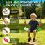 EXTSUD Schaukel Outdoor, Elastischer Kinderschaukel Eva weichen Bord U-Schaukel Brettschaukel Schaukelsitz Schaukelbrett Garten Spielzeug Kinder, Grün