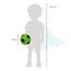 alldoro 63104 Schaumstoffball Grün, Ø 20 cm, extra weicher Softball, Fußball für Kinder ab 0 Jahren, leise & leicht, Ball für Indoor & Outdoor