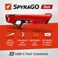 SpyraGO Wasserpistole Elektronische Automatische Premium Wasserpistole 9 Meter Reichweite LED Display Schnelles Aufladen Sommer Spielzeug für Kinder und Erwachsene