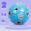 U&C Planet Kinder Fußball Kleinkinder Fußball, Größe 2 Fußbälle, Spielball für Kinder und Babys 1-6 Jahre alt blau Hai