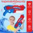 Wasserpistole Kinder – 1200ML Wasserspritzpistole mit 8–10m Reichweite, Outdoor Spielzeug für Sommer, Strand, Pool & Garten – Wasserblaster große reichweite für Jungen & Mädchen (Rot)
