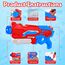 Wasserpistole Kinder – 1200ML Wasserspritzpistole mit 8–10m Reichweite, Outdoor Spielzeug für Sommer, Strand, Pool & Garten – Wasserblaster große reichweite für Jungen & Mädchen (Rot)