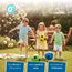 alldoro 68701 Schaumstoffball 3er Set, Ø 20 cm, weiches Softball-Trio, für Kinder ab 0 Jahren, leise & leicht, Indoor & Outdoor, Grün/Gelb/Blau