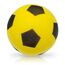 alldoro 63103 Schaumstoffball Gelb, Ø 20 cm, extra weicher Softball, Fußball für Kinder ab 0 Jahren, leise & leicht, Ball für Indoor & Outdoor