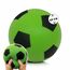 alldoro 63104 Schaumstoffball Grün, Ø 20 cm, extra weicher Softball, Fußball für Kinder ab 0 Jahren, leise & leicht, Ball für Indoor & Outdoor