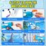 Wasserpistole Elektrisch,Wasserpistole Große Reichweite für Kinder Erwachsene 500cc + 78cc Großer Kapazität Wasserpistole Automatische Wasserpistole Max Reichweite 32 FT für Sommer/Pool/Beach