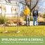 LISA & MAX Leitergolf Outdoor aus FSC® zertifiziertem Holz - Test SEHR GUT - Robustes & Natürliches Leiterspiel mit 6X Leitergolf Bällen - Outdoor Wurfspiel - Made in EU