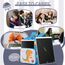 [2 Stück] 8,5 Zoll buntes LCD-Schreibtablett, löschbares Zeichenbrett, Kindergeschenk, Grafiktablett für Spiele für 2 3 4 5 6 7 Jahre (Schwarz&Weiß)