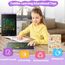 Genialba LCD-Schreibtafel 12 Zoll, Buntes Elektronisches Tablet, Tragbares Löschbares Zeichenbrett, Grafiktablett für Kinderspiele 3 4 5 6 7 Jahre Altes Kind Jungen Mädchen (Lila)