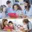 Freeski Tablet für Kinder, 7 Zoll Tablets für Kinder, Android 13 Tablet, 5GB+32GB, IPS HD, WiFi, Bluetooth, Dual Camera, Child Safety, Schutzhülle (Rosa)