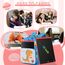 LCD Schreibtafel 10 Zoll, Genialba Buntes LCD Schreibtablett, Geschenk für Kinder, LCD Writing Tablet, Elektronischer Tablette, Grafiktablett für Kinderspiele 2 3 4 5 6 7 Jahre Jungen Mädchen (Rot)