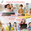 [2 STÜCKE] LCD Schreibtafel 10 Zoll, Genialba Buntes LCD Schreibtablett, LCD Writing Tablet, Elektronischer Tablette, Grafiktablett für Kinderspiele 3 4 5 6 7 Jahre Jungen Mädchen (Rot&Blau)