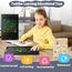 [2 STÜCKE] LCD Schreibtafel 10 Zoll, Genialba Buntes LCD Schreibtablett, LCD Writing Tablet, Elektronischer Tablette, Grafiktablett für Kinderspiele 2 3 4 5 6 7 Jahre Jungen Mädchen (Weiß&Schwarz)