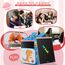 [2 STÜCKE] LCD Schreibtafel 10 Zoll, Genialba Buntes LCD Schreibtablett, LCD Writing Tablet, Elektronischer Tablette, Grafiktablett für Kinderspiele 2 3 4 5 6 7 Jahre Jungen Mädchen (Lila&Rosa)