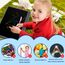 Bunte LCD Schreibtafel, 16 Zoll Große Zeichentafel Elektronischer Drawing Pad mit Sperr-& Löschfunktion, Augenschutz-Kritzelblock, Spielzeug & Geschenke für Kinder & Erwachsene zu Hause, Schule -Blau