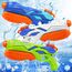 MOZOOSON 3 Stück Wasserpistole Kinder, 300 ML, Wasserspritzpistole mit Einer Reichweite von bis zu 10 Metern, ideal für Jungen und Mädchen für Sommerpartys im Freien, am Strand oder am Pool