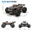 dexinco Ferngesteuertes Auto, 1:16 RC Auto, 40 km/h Hochgeschwindigkeits Ferngesteuerter Monster-Truck, 4WD All Terrain Wasserdicht RTR RC Buggy, RC Crawler mit 2 Akku, Geländegängig Spielzeug LKW