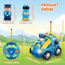 Pup Go Fernbedienung Cartoon Polizeiauto für Kinder 1 2 3 Jahre, Ferngesteuertes Auto Spielzeug mit Musik und Licht, Radio Control Rennwagen Kinderspielzeug, Ideal RC Auto Geschenk für Junge