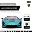 CMJ RC CARS 1:24 Maßstab Offiziell Lizenzierte RC Lamborghini Sián FKP 37, Blaues Lambo Sport Rennspielzeugauto Modellfahrzeug für Jungen Mädchen und Erwachsene Geschenk