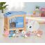 Little Live Pets Mama Surprise Häschen, Mama Häschen zum Füttern & Pflegen – bekommt 3 Babys, Interaktives Spielset mit Mama Häschen & Stall, 20+ Geräusche & Reaktionen, Accessoires zum Stylen