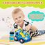 Pup Go Fernbedienung Cartoon Polizeiauto für Kinder 1 2 3 Jahre, Ferngesteuertes Auto Spielzeug mit Musik und Licht, Radio Control Rennwagen Kinderspielzeug, Ideal RC Auto Geschenk für Junge
