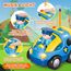 Pup Go Fernbedienung Cartoon Polizeiauto für Kinder 1 2 3 Jahre, Ferngesteuertes Auto Spielzeug mit Musik und Licht, Radio Control Rennwagen Kinderspielzeug, Ideal RC Auto Geschenk für Junge