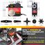 Miuzei 20KG Servo Motor High Torque Digital Servo Metal Waterproof 1/10 Scale Servo for R/C Car Robot, DS3218 Control Angle 270°