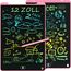 2 Pack Bunte LCD Schreibtafel 12 Zoll, Electight Zeichentafel, Abwischbar Abschließbar LCD Writing Tablet, Spielzeug & Geschenke für Kinder 3-12 Jahre zu Hause, Schule - Rosa
