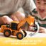 JOYIN Ferngesteuerter RC Bagger Traktor LKW mit Licht und Sound 2,4G Frontlader Bauspielzeug Geburtstagsgeschenk für Jungen 6 7 8 9 10 11 Jahre