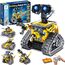 Sillbird Roboter Baukasten für Jungen 8-12 Jahre, 5-in-1 programmierbares Robotik Set mit App & Fernbedienung, Mint Technik Spielzeug, Geschenk für Weihnachten und Geburtstag, 488 Teile