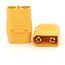 FLY RC 10 Stück (5 Paar) Premium XT90H Amass Goldstecker Stecker Buchse Anschlüsse Goldkontaktstecker die besten XT90 Stecker mit Isolierhülle