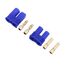 10 Paar männlich weiblich EC2 Verbinder 2,0 mm Gold Bullet Bananen stecker für RC ESC Lipo Batterie Elektro Motor