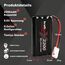 Kraftmax Akku Racing-Pack mit Tamiya Stecker - 9,6V / 2200mAh (min 2000 mAh) NiMH Akku/Hochleistungs RC Akkupack