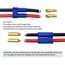 10 Paar EC5 Bananenstecker Weiblich Maennlich Rundstecker, EC5 5mm Anschlussstecker + Buchse Set Goldstecker Für RC ESC Akku LIPO Motor