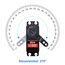 Miuzei Lenkservo Rc Digital Servo 20KG 270° Wasserdicht Lenkung mit Metallgetriebe für Auto 1/10 1/8 Modelle Toys Flugzeug Robot Arm Tarrflügel Auto Boat Modellbau (3 Stücke)