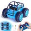 ifollower Direktladung Ferngesteuertes Auto, 15km/h 4WD Amphibienfahrzeug Stunt Auto, 2.4GHZ 360° Drehung Buntem LED-Licht Monstertruck Offroad Spielzeug, Geschenke für Kinder ab 3 Jahre