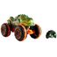 Hot Wheels Monster Trucks Spielfahrzeug mit Fernbedienung, Rageasaur RC im Maßstab 1:15 mit Profilreifen für Gelände- und Stunt-Action,JBH03