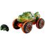 Hot Wheels Monster Trucks Spielfahrzeug mit Fernbedienung, Rageasaur RC im Maßstab 1:15 mit Profilreifen für Gelände- und Stunt-Action,JBH03