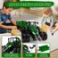 PENGBU RC Ferngesteuerter Traktor Ferngesteuert, Traktor Spielzeug ab 3 4 6 Jahre, Trecker Ferngesteuert mit Fernbedienung，Anhänger und Licht ab 3 4 6 Jahre, Weihnachten Geschenk für Kinder Jungen